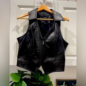 Vintage leather vest